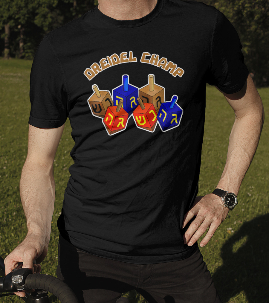 Dreidel Champ Hanukkah Day T-Shirt