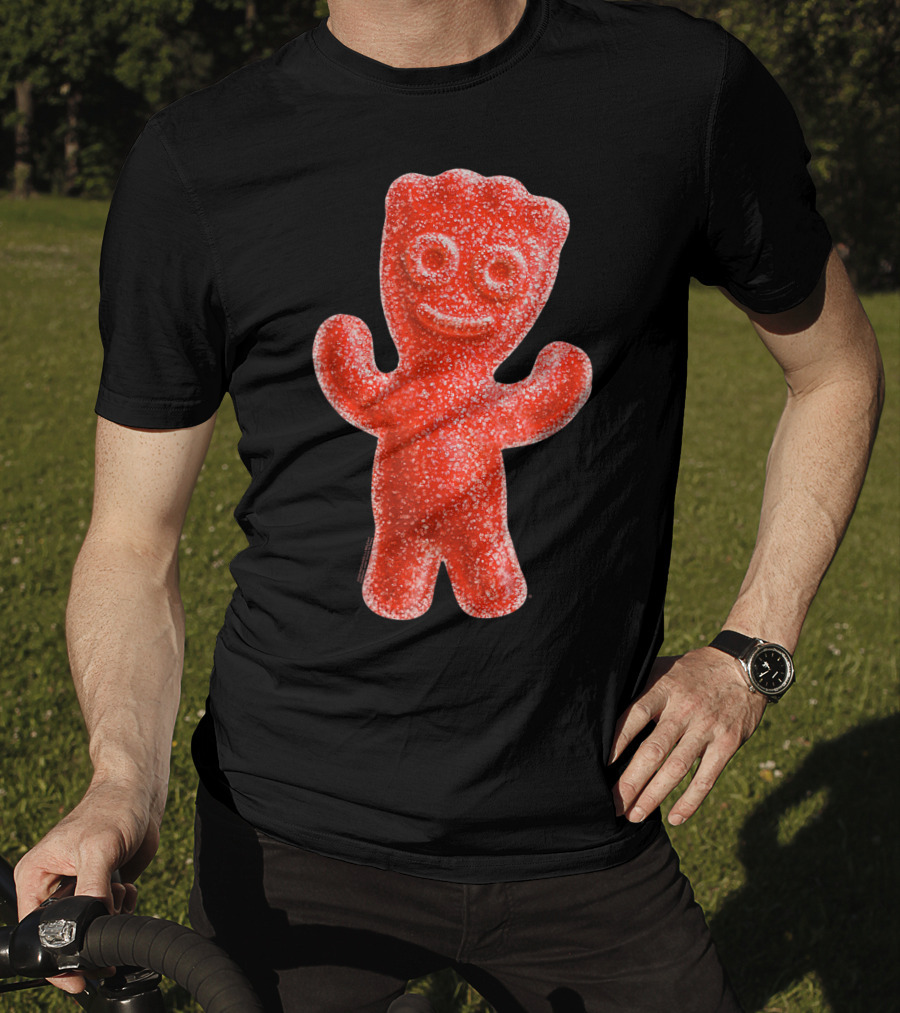 Sour Patch Kids Candy Red Gummy Smiling Figure T-Shirt