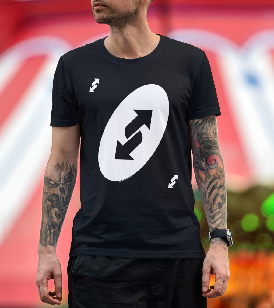 Uno Reverse Card Symbol T-Shirt