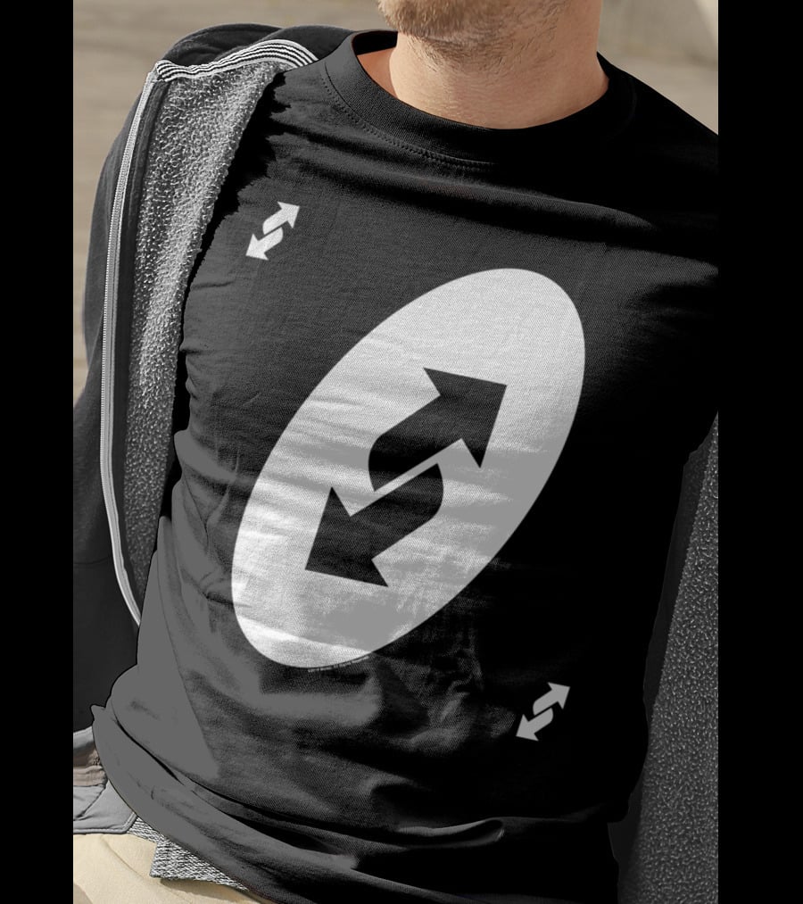 Uno Reverse Card Symbol T-Shirt