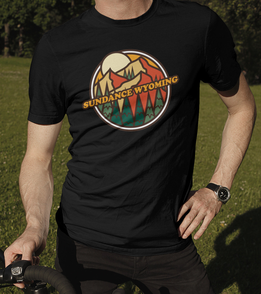 Sundance Wyoming Mountain Hiking Vintage Adventure T-Shirt