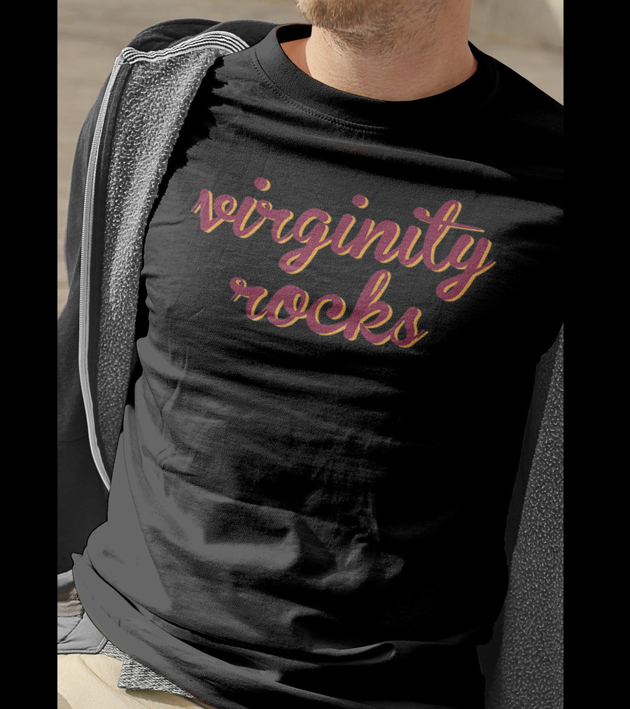Virginity Rocks Danny Duncan Pink T-Shirt