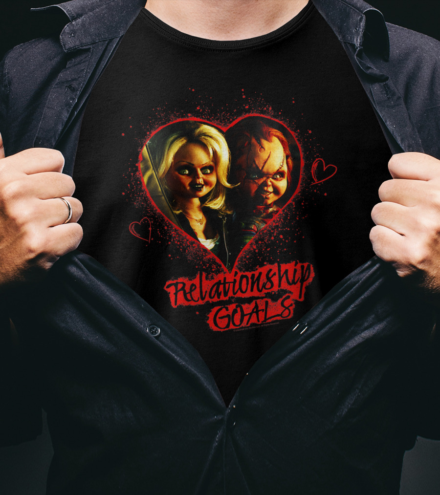 Relationship Goals Child's Play Chucky And Tiffany T-Shirt