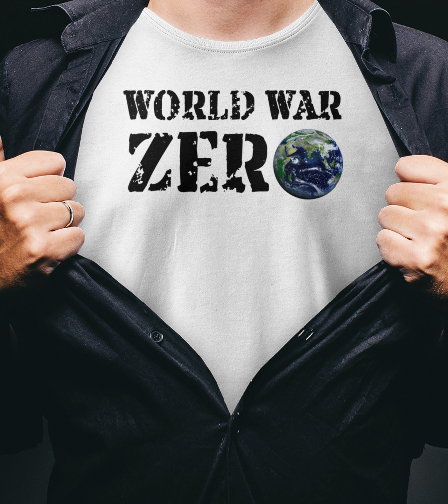 World War Zero Earth Concept Icon Planet T-Shirt