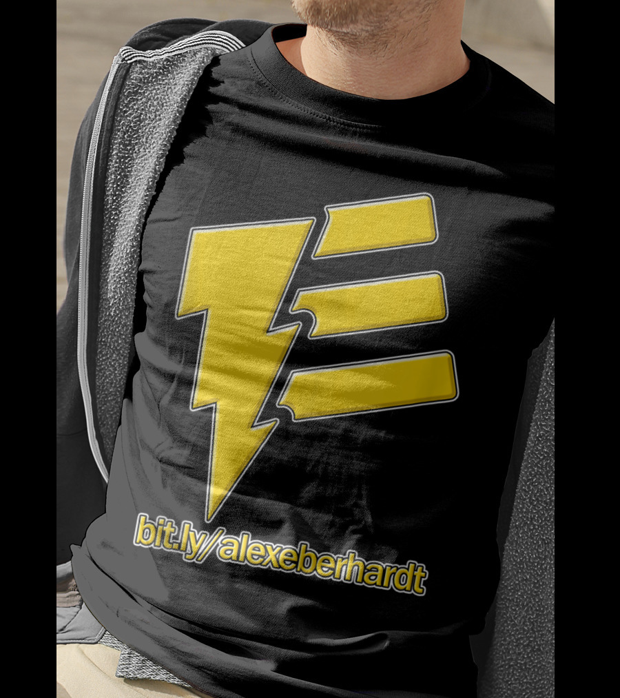 Bit.ly/alexeberhardt Alex Eberhardt Music Yellow Lightning Bolt T-Shirt