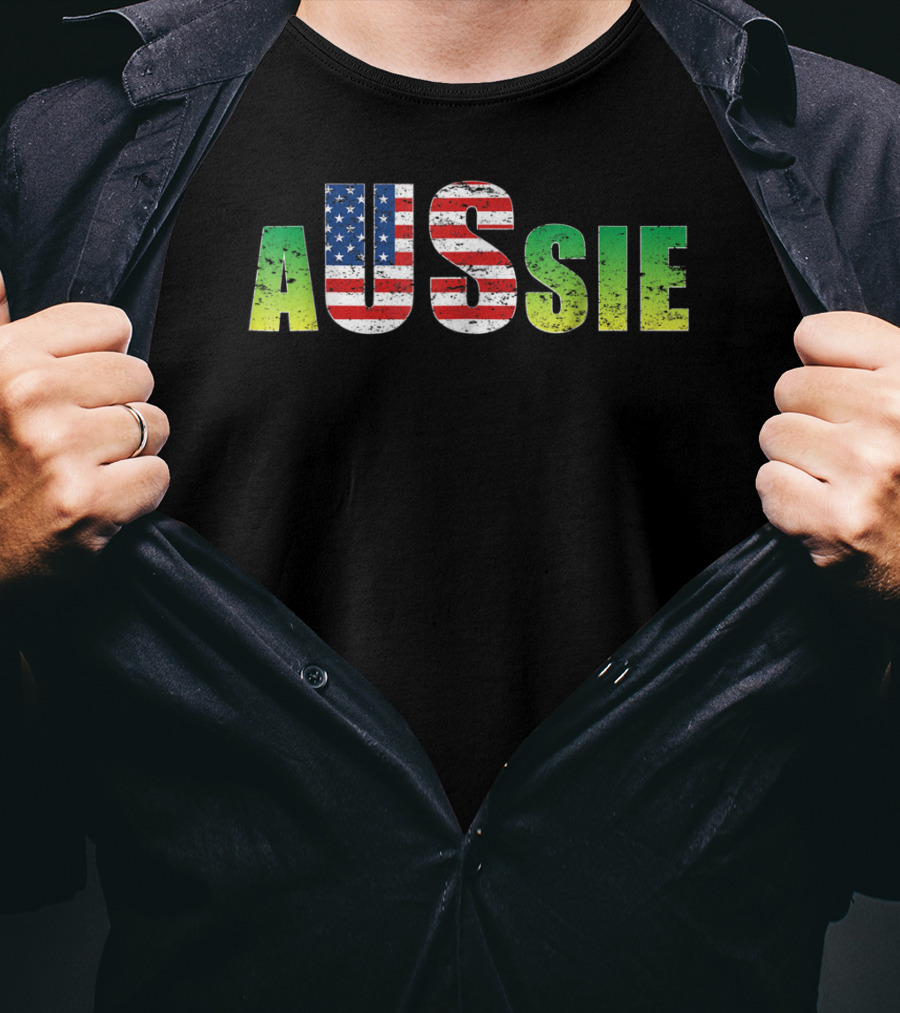 Aussie America United States Australia Lover T-Shirt