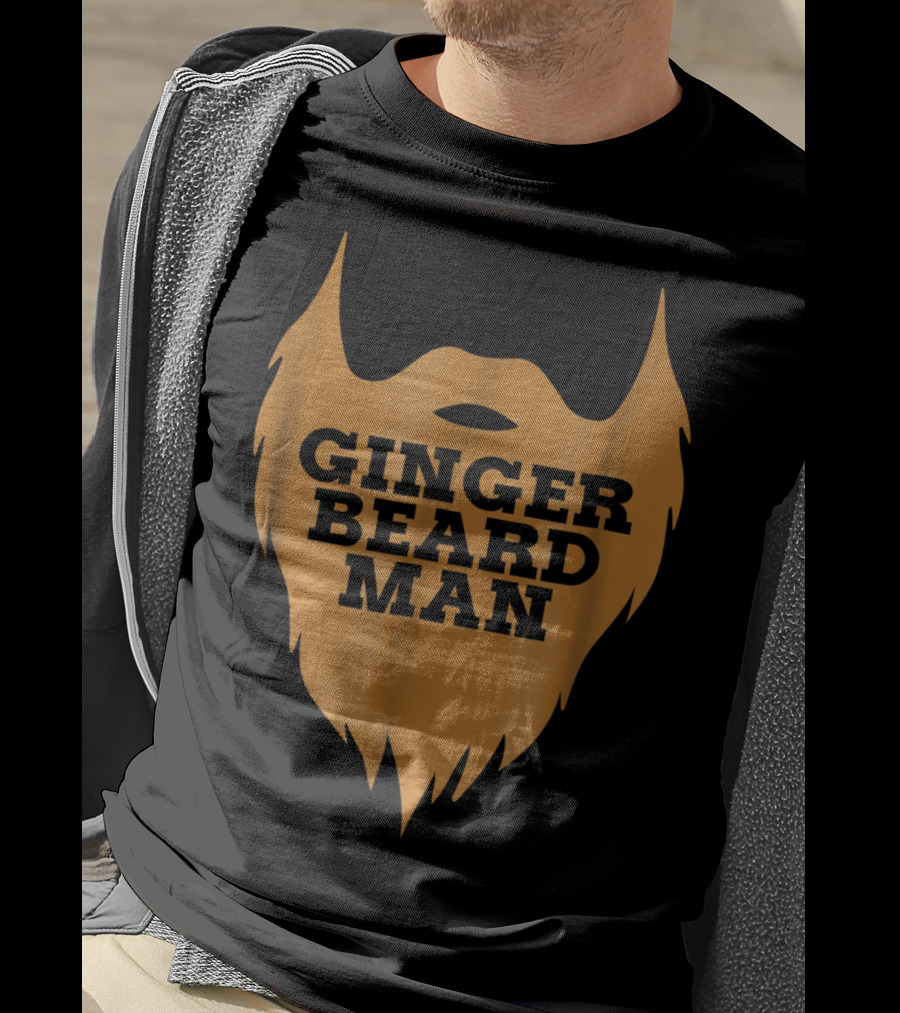 Ginger Beard Man Beard Men T-Shirt