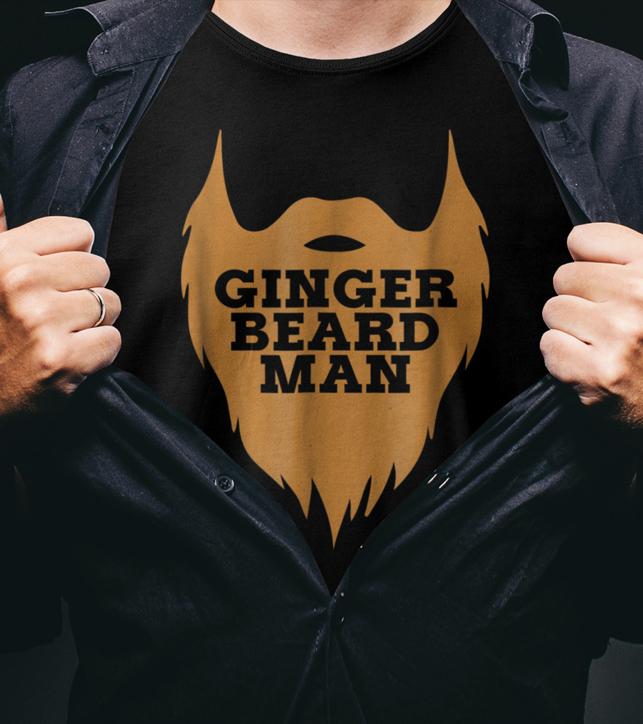 Ginger Beard Man Beard Men T-Shirt