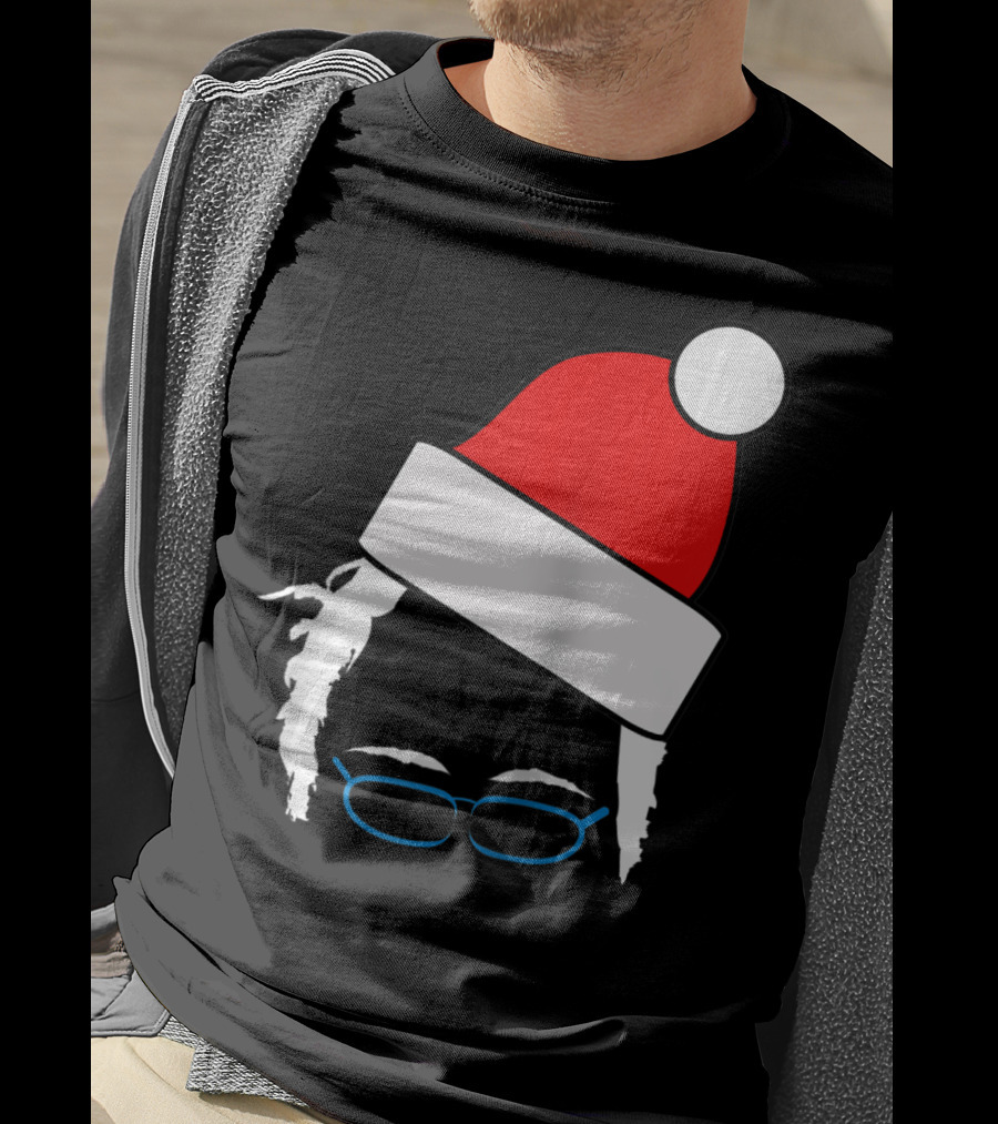 Bernie Sanders Santa Hat Christmas Holiday T-Shirt
