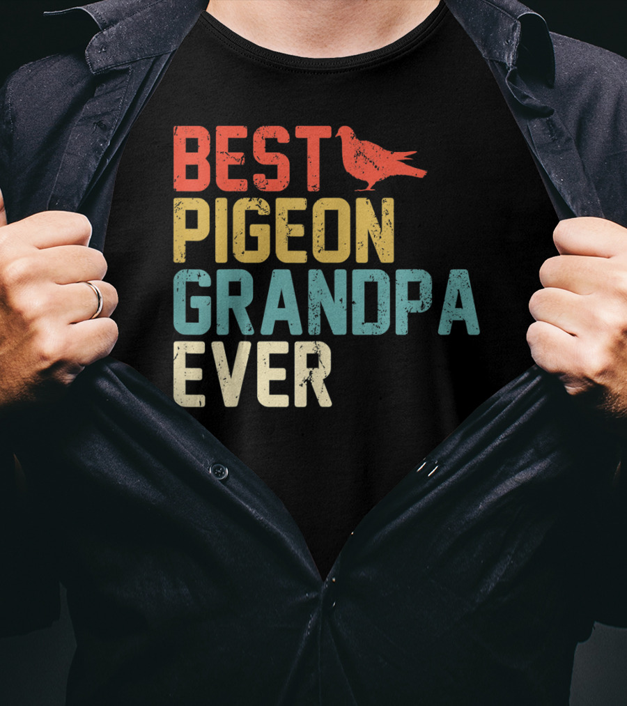 Best Pigeon Grandpa Ever T-Shirt