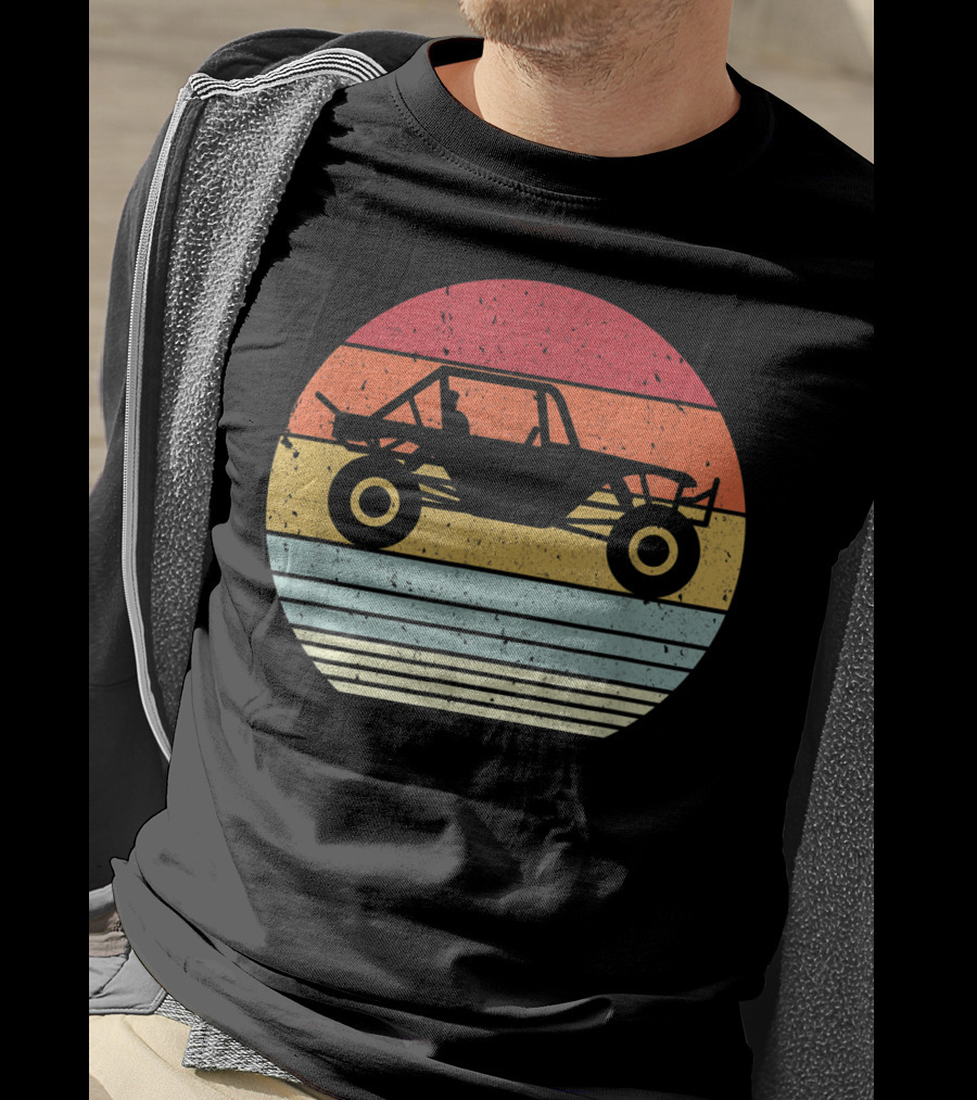 Vintage Sunset Can Am Style Off Road Beach Buggy T-Shirt