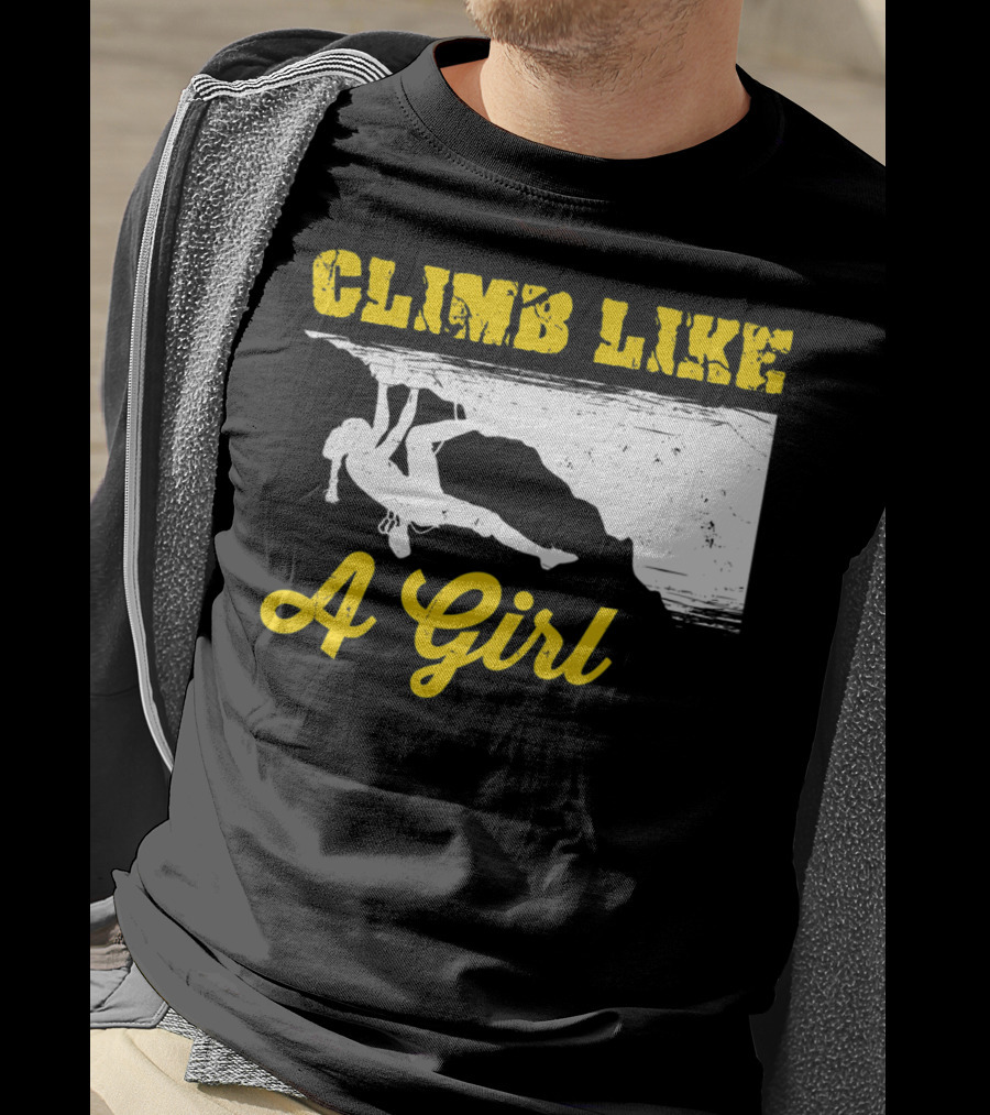 Climb Like A Girl T-Shirt