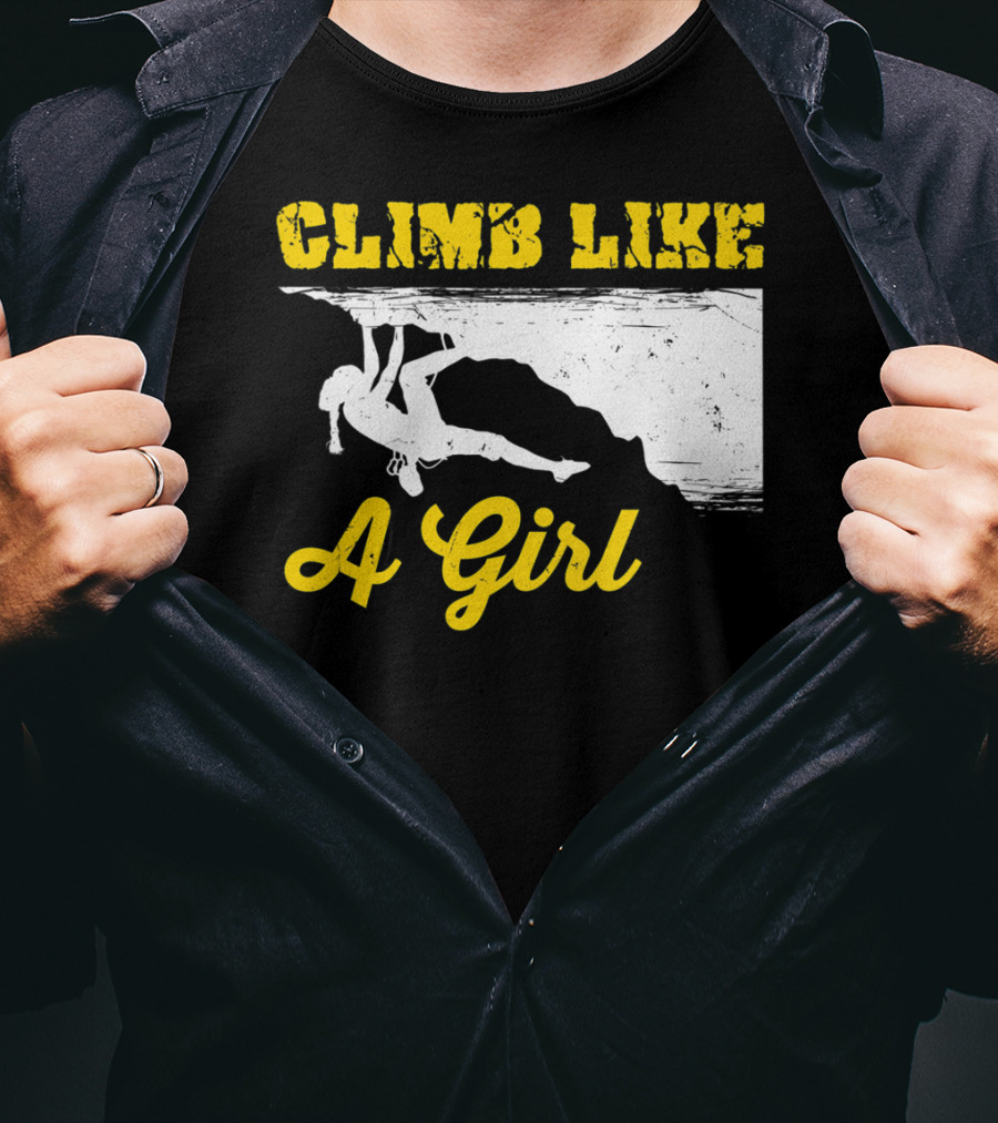 Climb Like A Girl T-Shirt