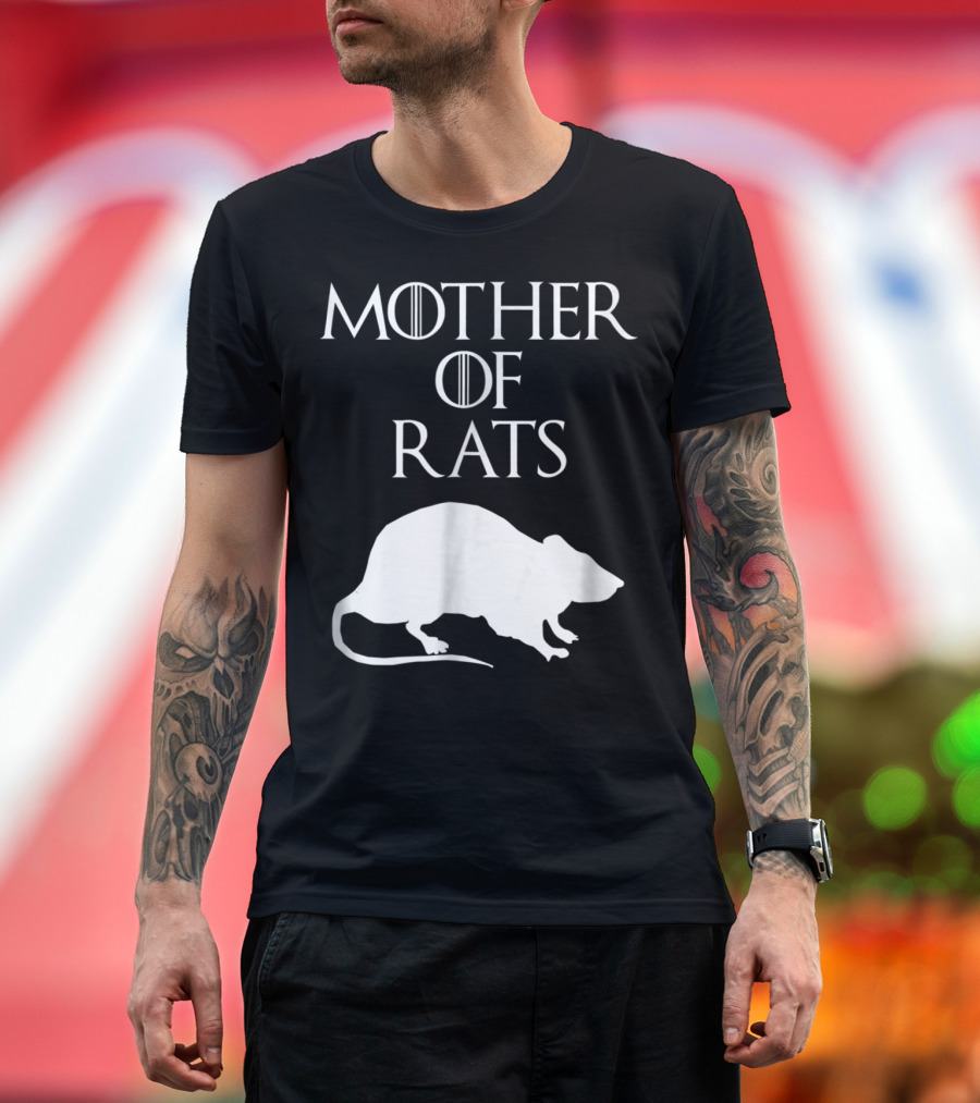 Mother Of Rats Cute Unique White E010500 T-Shirt