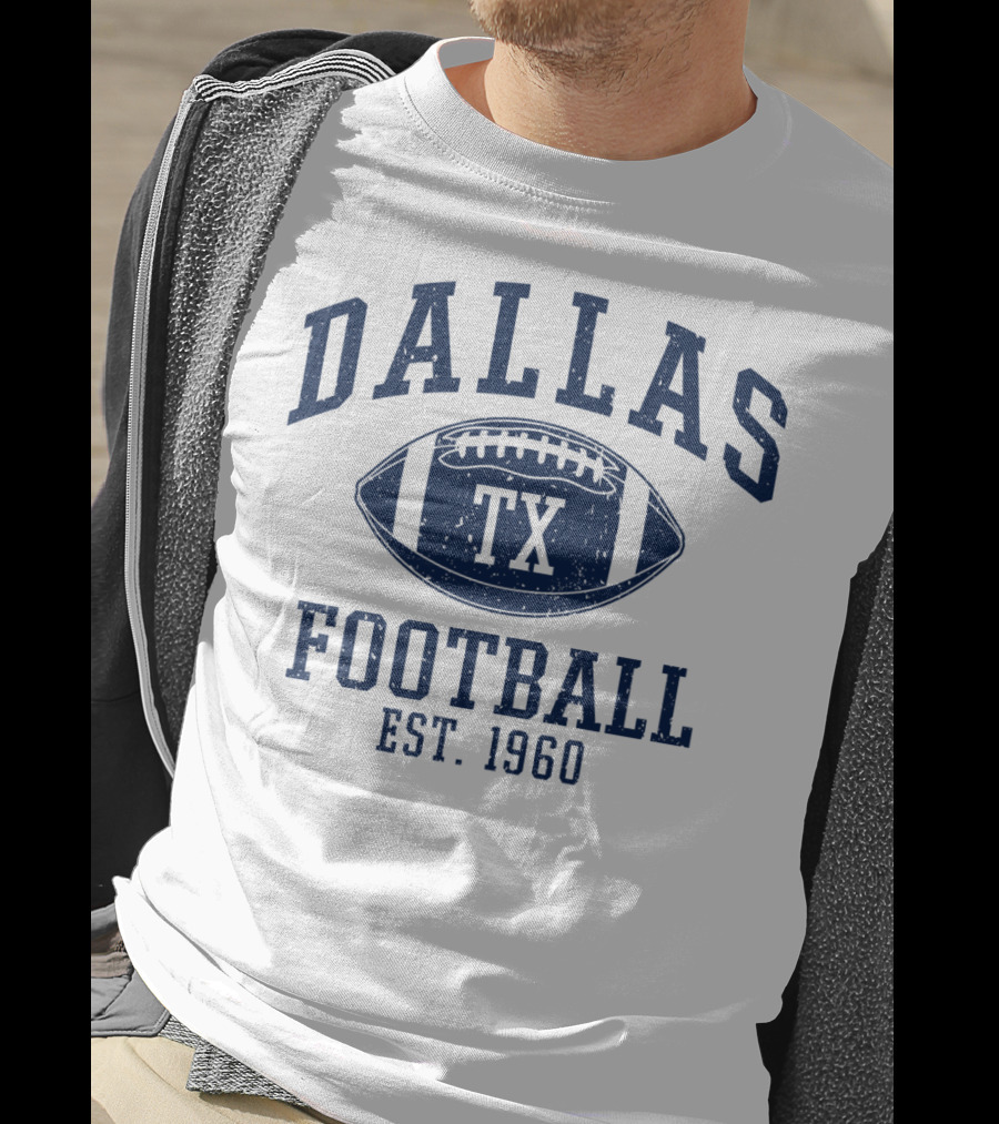 Dallas TX Football Est. 1960 Vintage T-Shirt