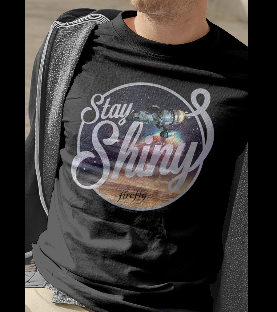 Stay Shiny Firefly Spaceship Galaxy T-Shirt