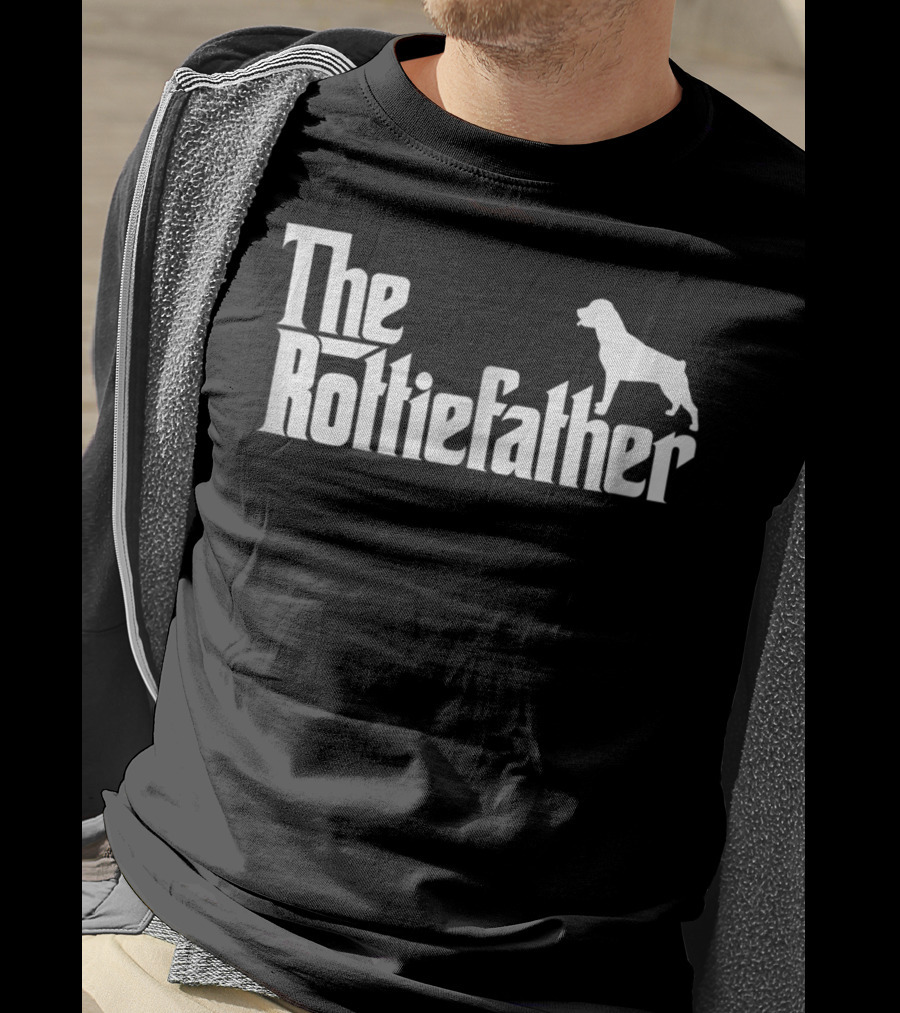 The Rottiefather Funny Rottweiler Dad Father T-Shirt