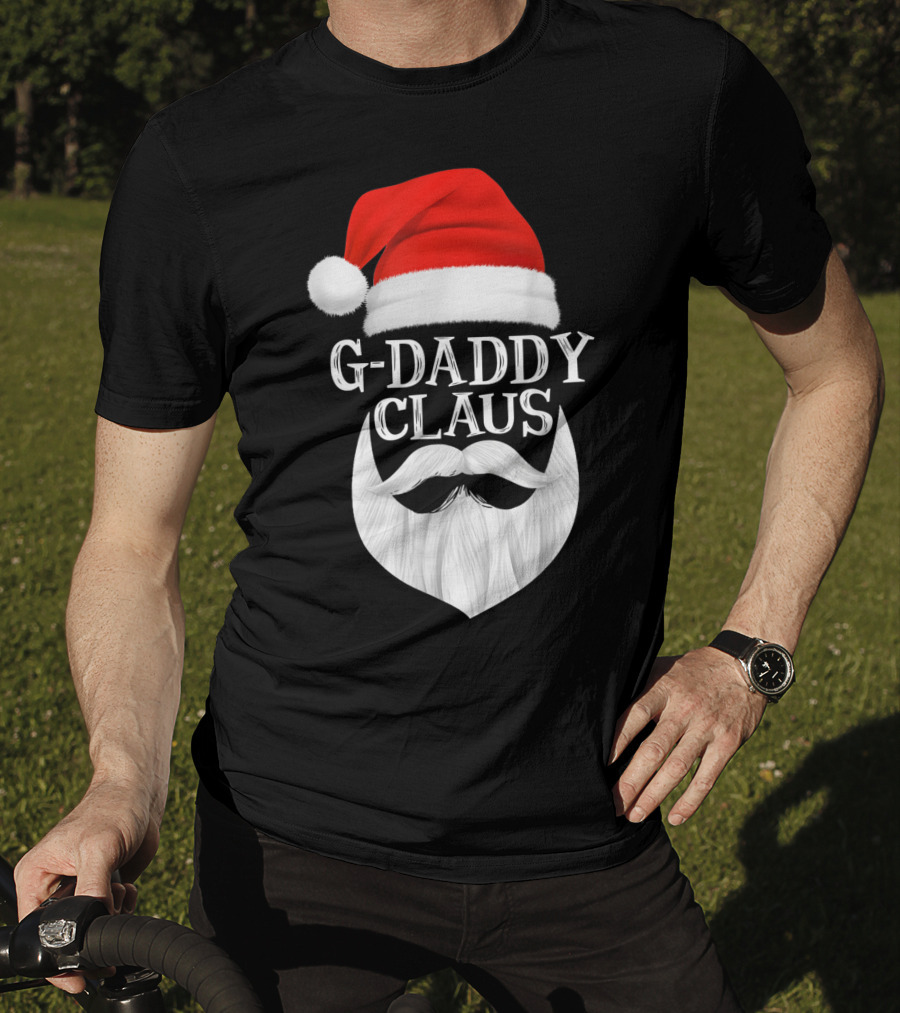 G-Daddy Claus Christmas Beard Santa Hat T-Shirt