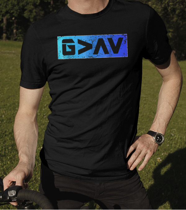 G>∧∨ Blue Gradient Spiritual T-Shirt