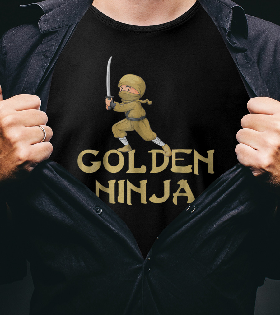 Golden Ninja Warrior Gold Ninja Perfekt T-Shirt