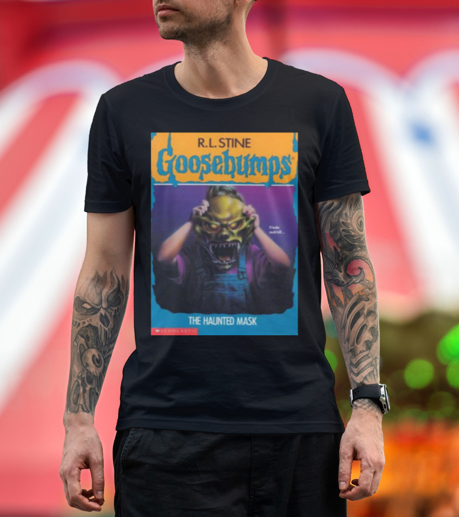 R.L. Stine Goosebumps The Haunted Mask If Looks Could Kill T-Shirt