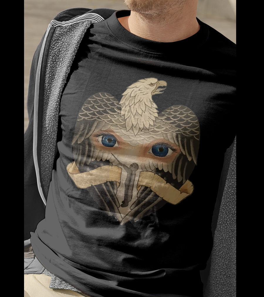 Eagle Heart With Eyes Magician Man T-Shirt