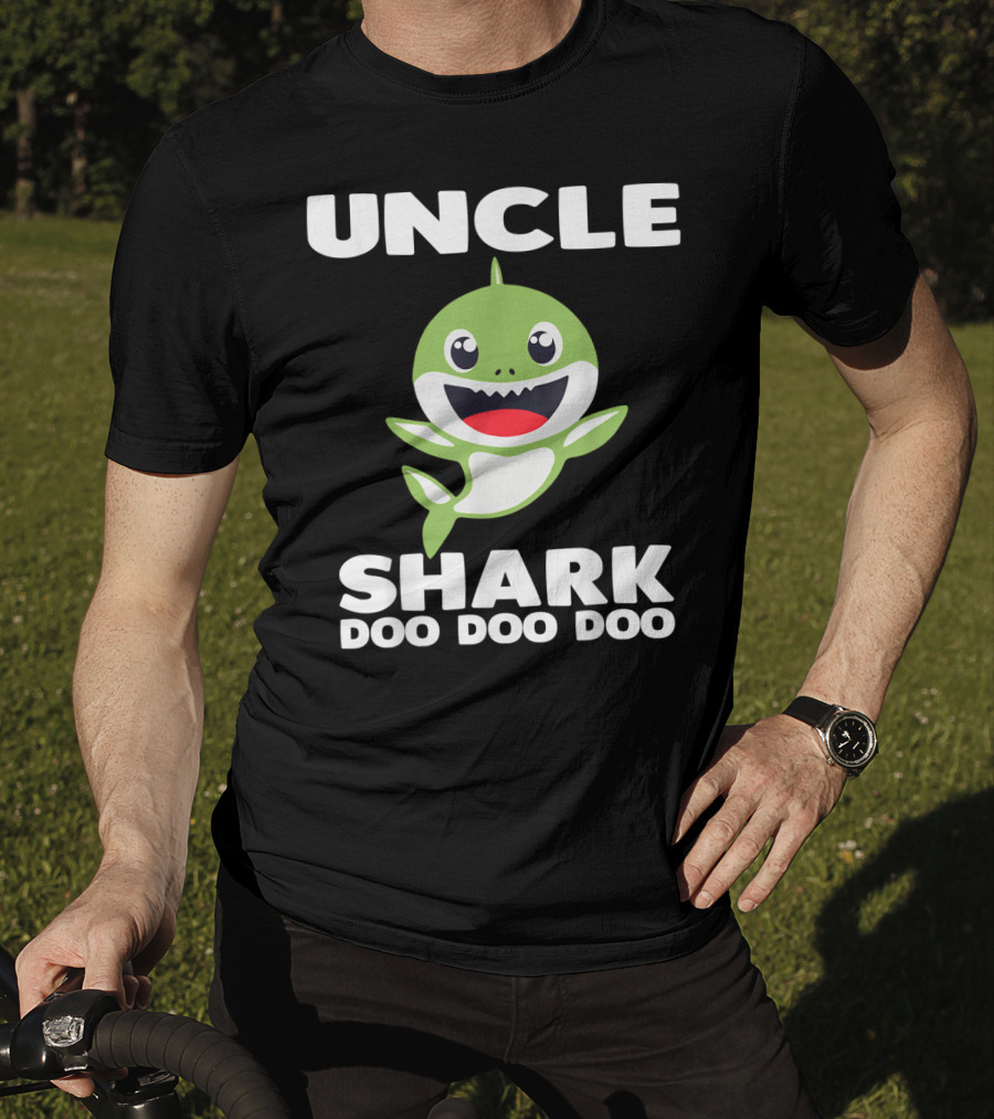 UNCLE SHARK DOO DOO DOO Baby Shark Song Inspired T-Shirt