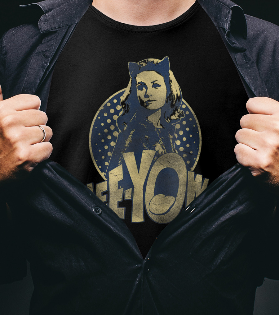 Batman Classic TV Series Catwoman Meeyow Iconic T-Shirt