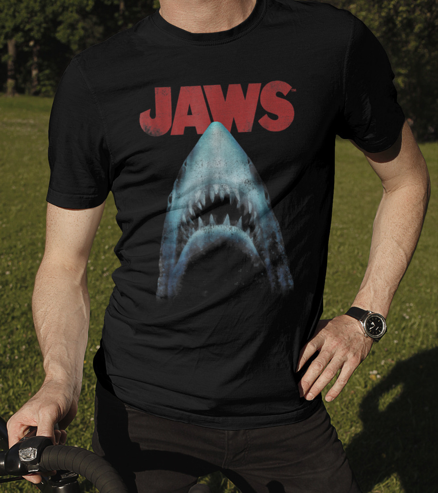 Jaws Classic Movie Shark Closeup T-Shirt