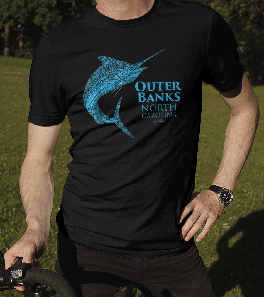 Outer Banks North Carolina Marlin Jcombs T-Shirt