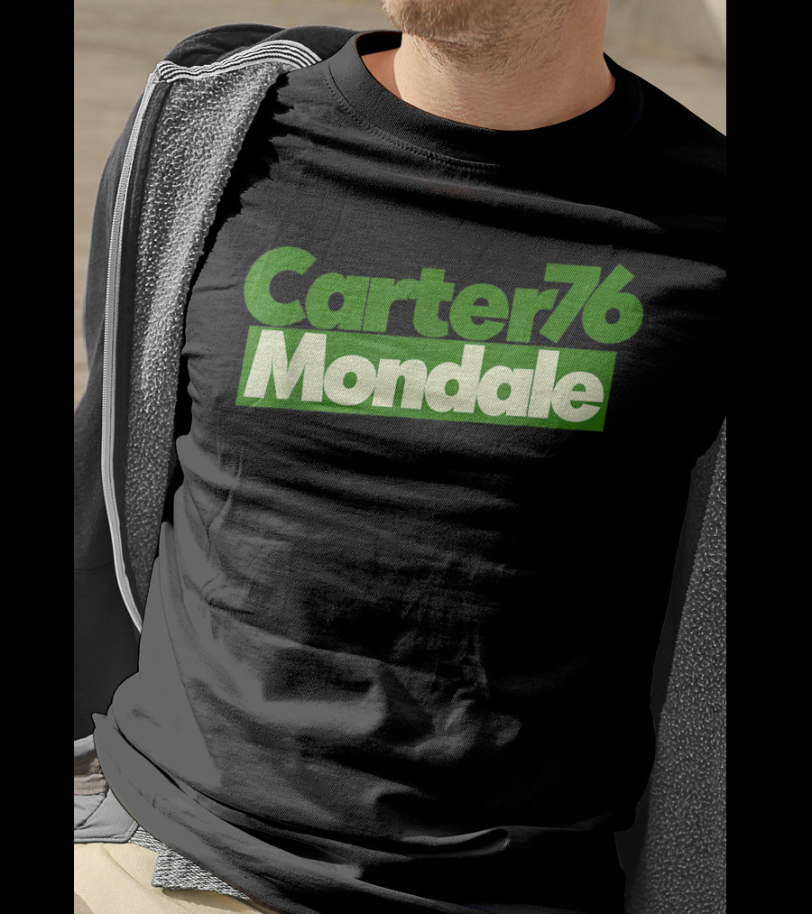 Carter Mondale 76 Vintage Political Campaign T-Shirt