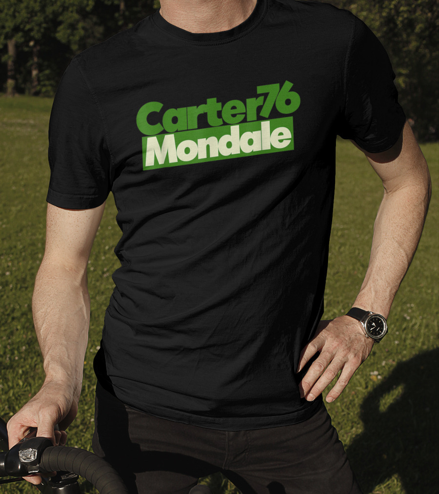 Carter Mondale 76 Vintage Political Campaign T-Shirt