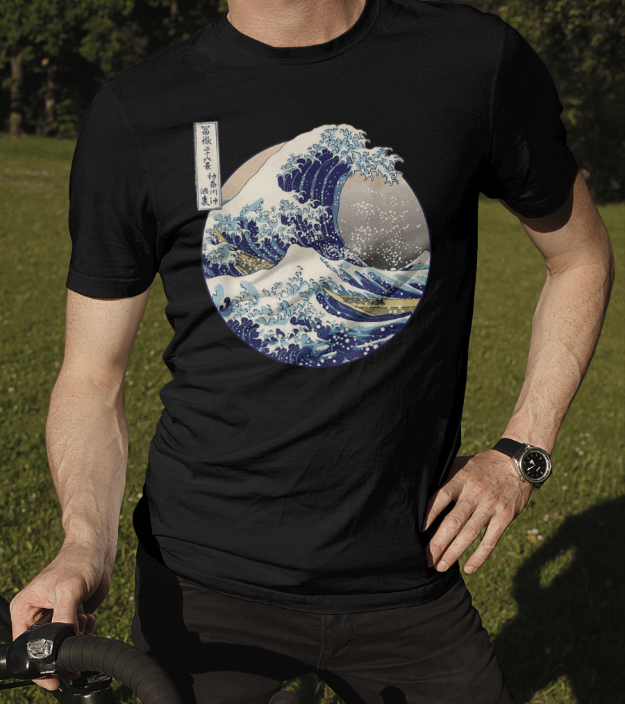 Kanagawa Japanese The Great Wave Off Kanagawa Classic Ukiyo-e T-Shirt