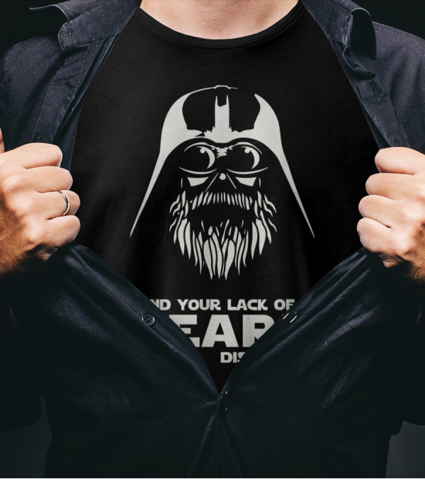 Mens I Find Your Lack Of Beard Disturbing Darth Vader T-Shirt
