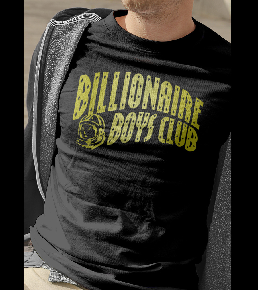 Billionaire Boys Club Logo With Astronaut Helmet Illustration Rich T-Shirt