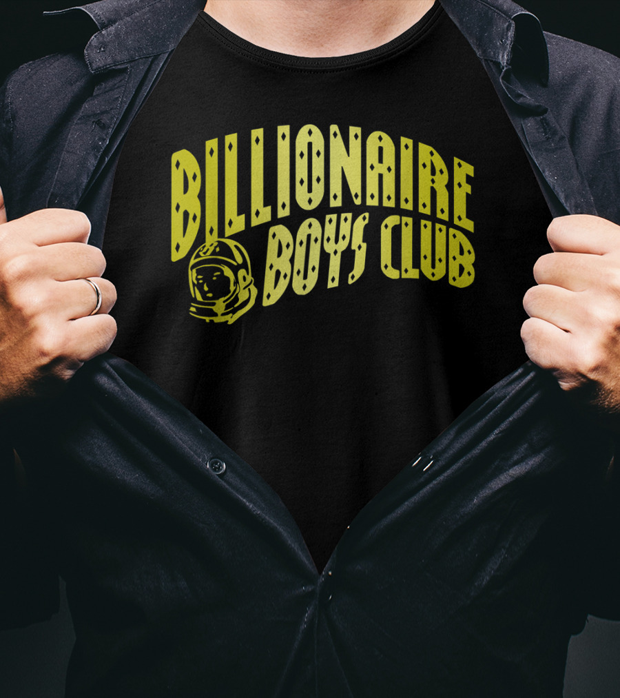 Billionaire Boys Club Logo With Astronaut Helmet Illustration Rich T-Shirt