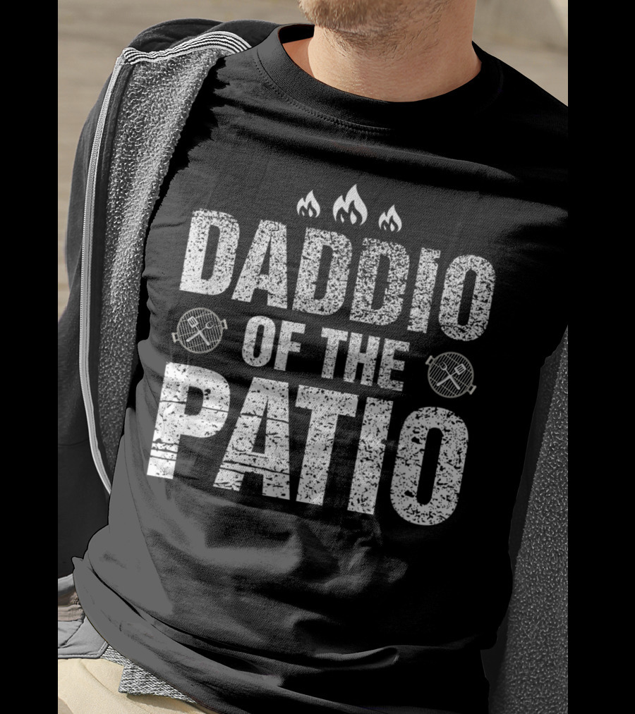 Daddio Of The Patio Barbecue Grilling Enthusiast Father's Day T-Shirt