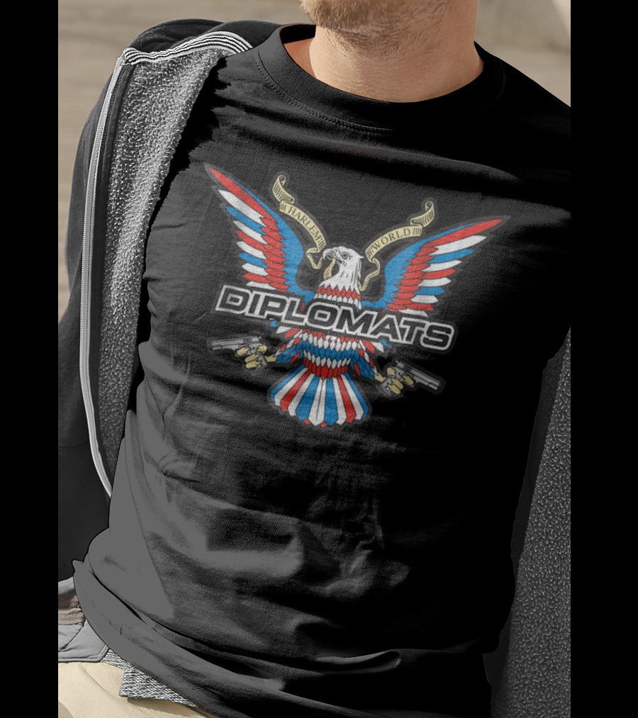 Diplomats Harlem World Eagle Logo Dipset T-Shirt