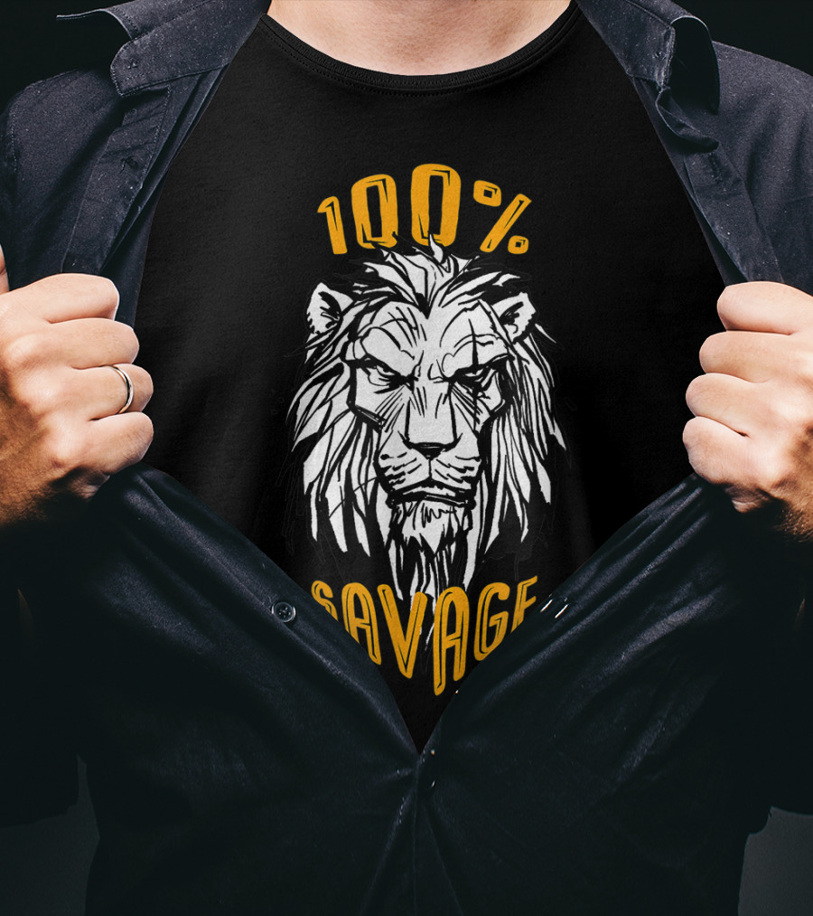 Disney The Lion King Scar 100% Savage Live Action T-Shirt