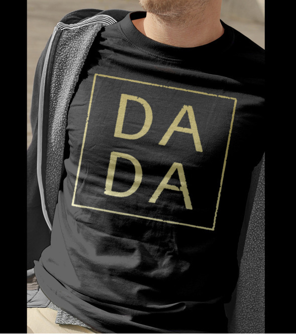 Dada Distressed Gold Box T-Shirt