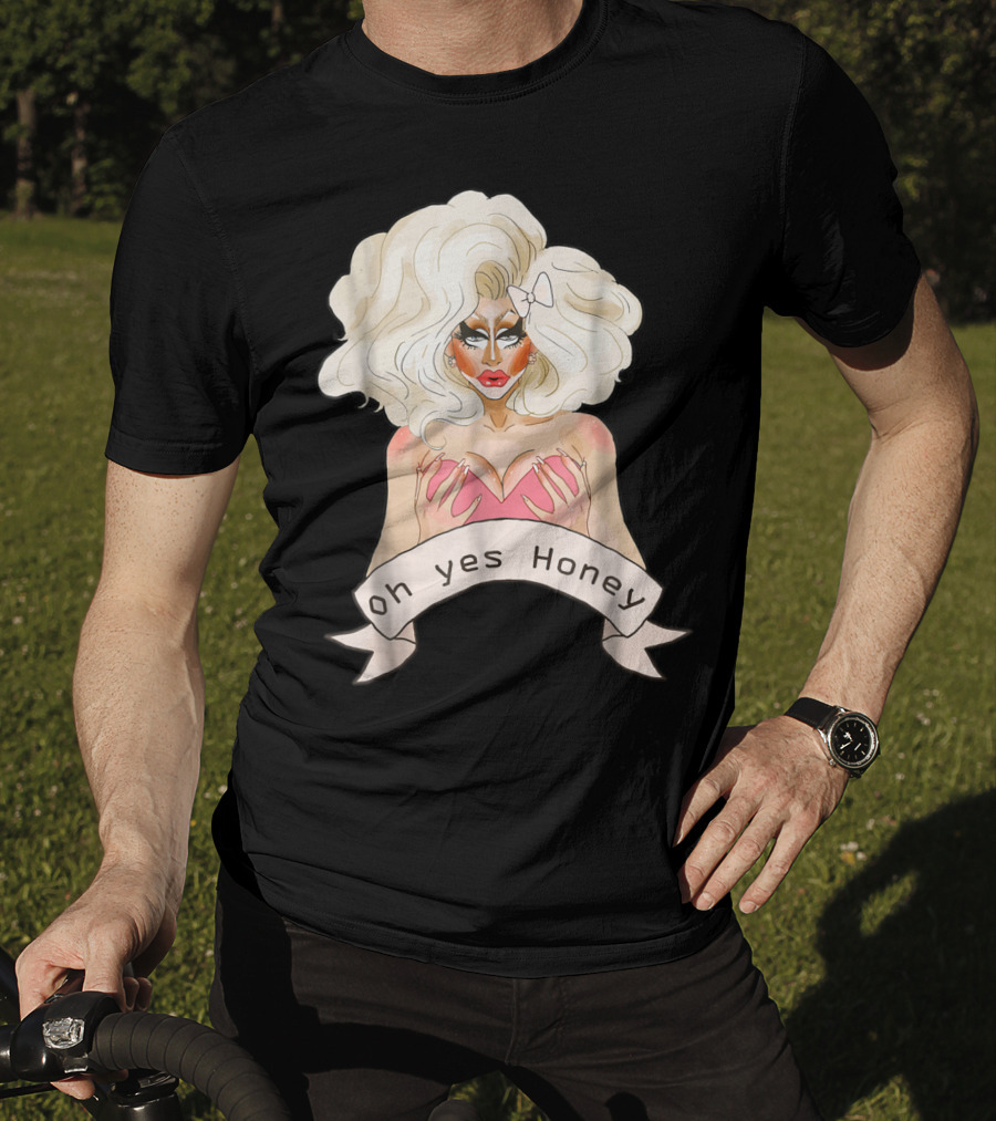 Oh Yes Honey Drag Queen Doll Face T-Shirt