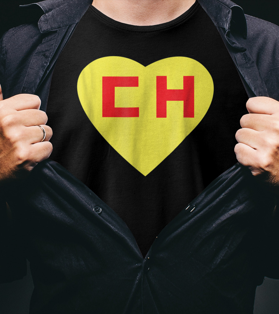 CH Heart El Chapulin Mexican Super Hero Colorado T-Shirt