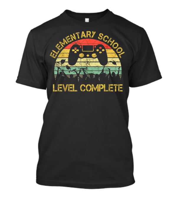 Elementary School Level Complete Gamer Graduation T-Shirt
