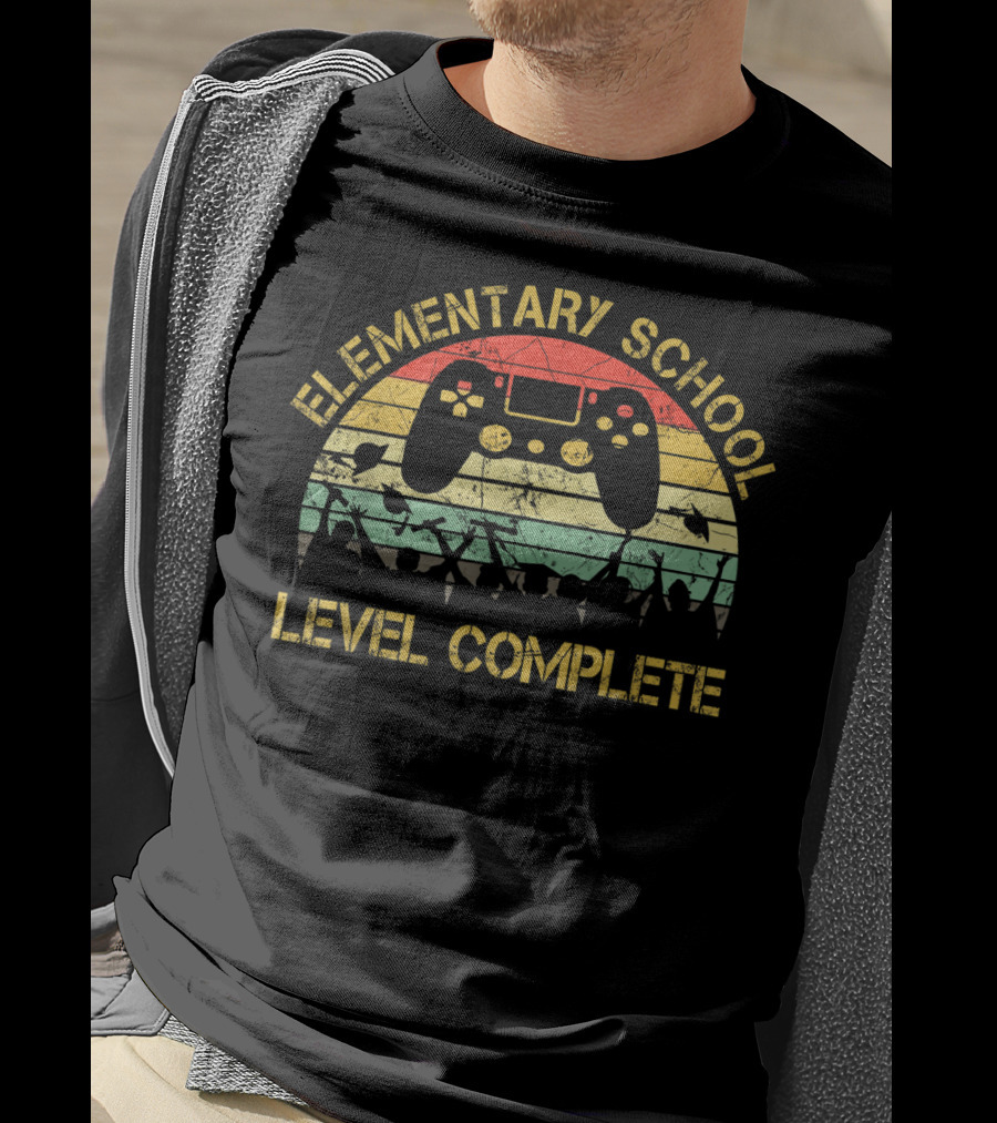 Elementary School Level Complete Gamer Graduation T-Shirt