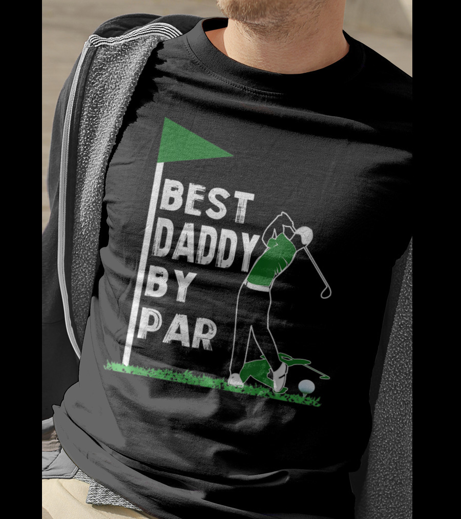 Best Daddy By Par Funny Golf Lover Father's Day T-Shirt
