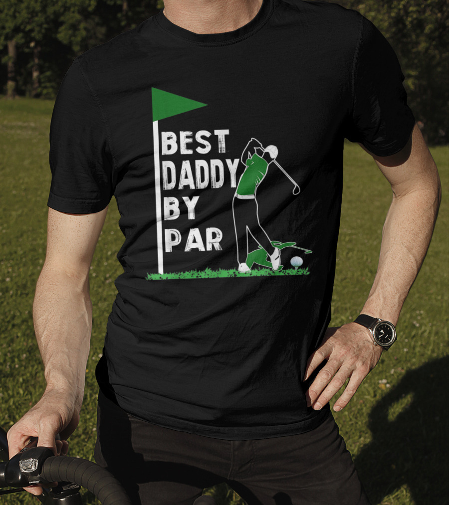 Best Daddy By Par Funny Golf Lover Father's Day T-Shirt