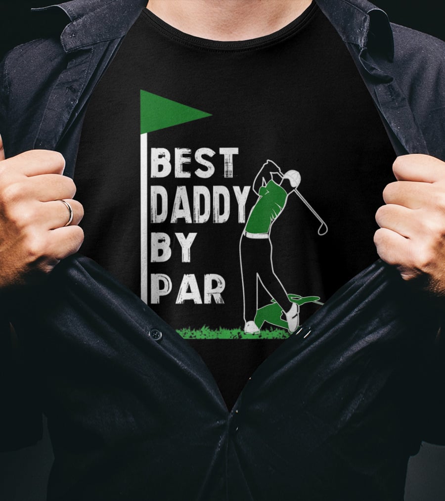 Best Daddy By Par Funny Golf Lover Father's Day T-Shirt