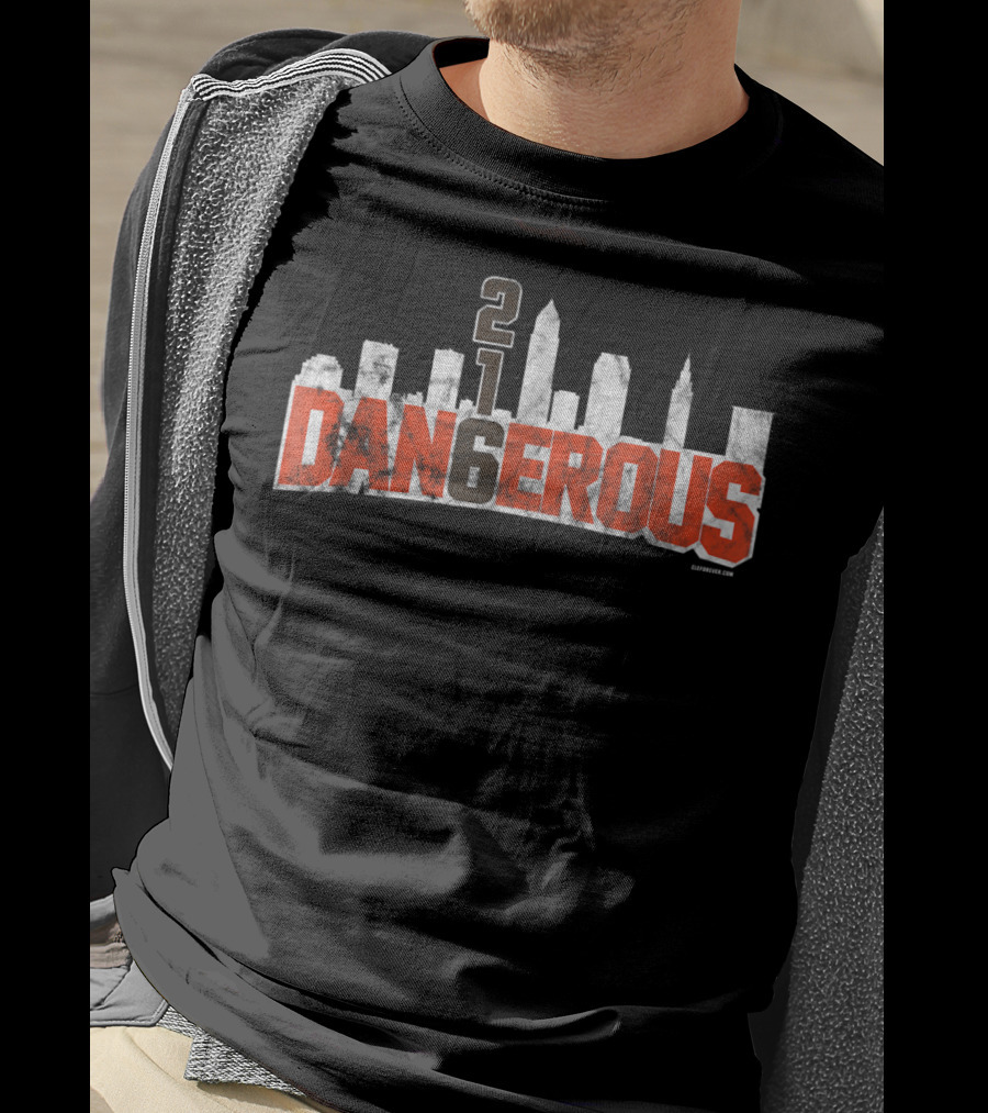 Football Cleveland 216 Dangerous Skyline Feeling T-Shirt