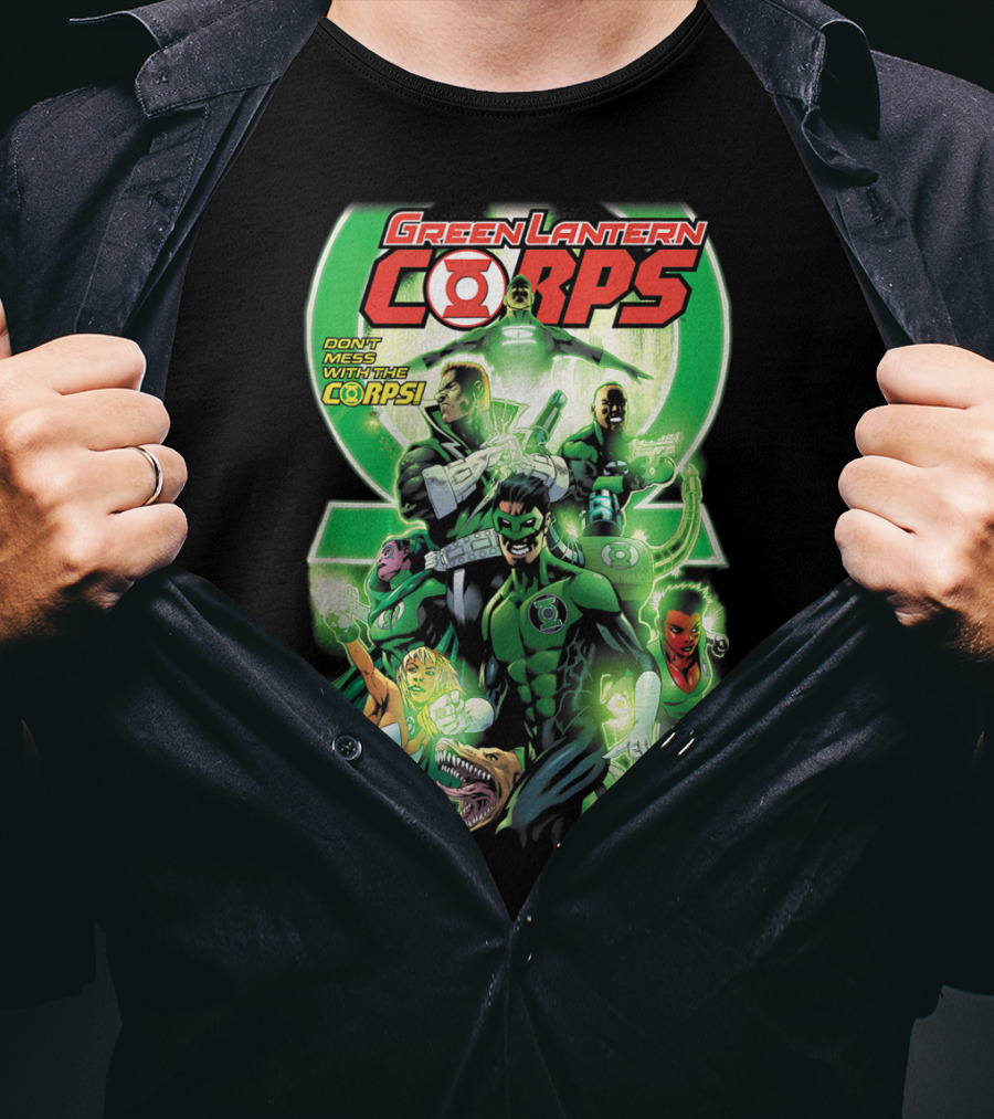 Green Lantern Corps 25 Don't Mess With The Corps T-Shirt