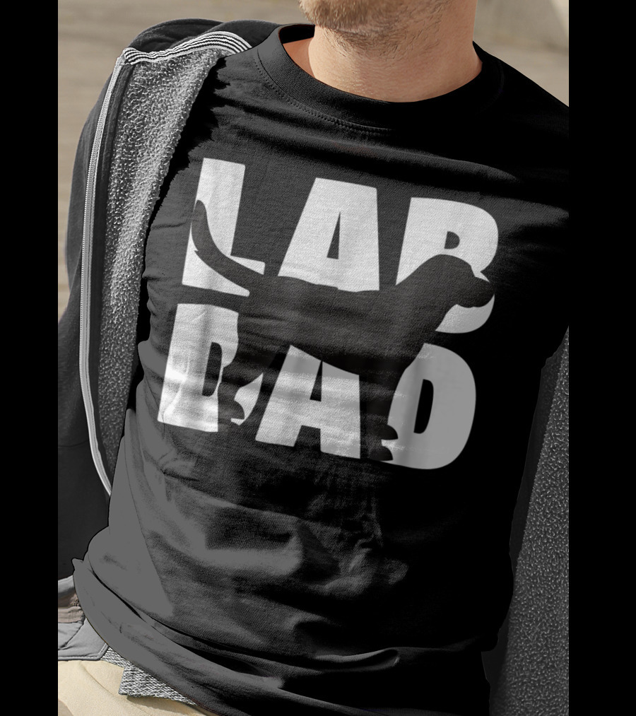 Lab Dad Labrador Retriever Dad Labrad T-Shirt